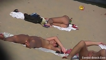 Hidden Camera Captures Amateur Couples' Nude Beach Exploits