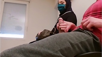 Deceitful Physician Installs A Covert Camera In His Examination Room, Revealing A Promiscuous Muslim Woman'S Encounter With An Unoccupied Male Genital Organ