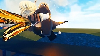 Sexual Showdown Between Godzilla And Mothra In A Roblox Game