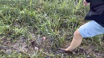 Walking Barefoot Through A Muddy Swamp - Dirty Feet