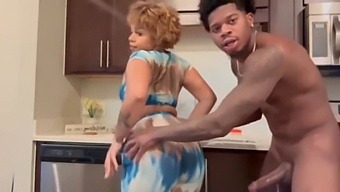 Kitchen Sex With An 18-Year-Old And A Big Cock